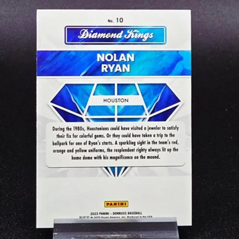 Nolan Ryan Diamond Kings Purple Foil All-Stars Texas Rangers Hall of Famer